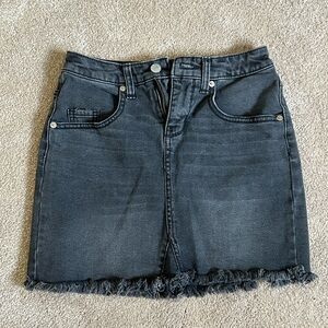 Wild Fable Size 0 Charcoal Denim Mini Skirt